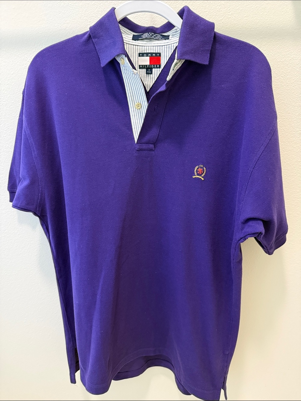 Tommy Hilfiger Men’s Purple Polo Shirt S